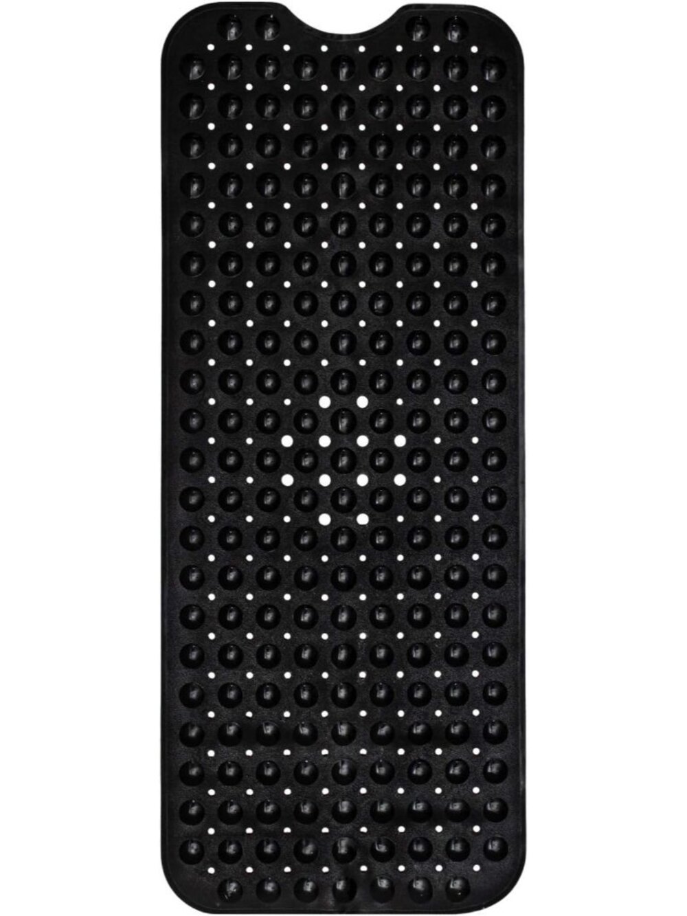 Bath Mat – 40 x 16 Inch Extra Long Non Slip Bathtub Mat – Anti Slip Black Shower